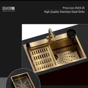 Cover page of carysil stainless collection catalogue